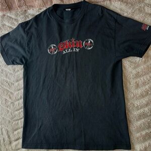 Vintage Skin All In Black Graphic Tee